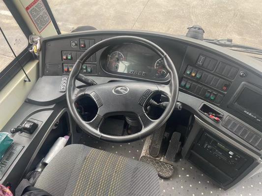 Xe buýt KING LONG điện hoàn toàn 48 chỗ màu trắng đã qua sử dụng, vệt bánh sau 1860 và vệt bánh trước 2054