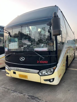 2017 -Sản xuất xe buýt khách du lịch dài diesel King 46 chỗ ngồi cũ với điều hòa không khí LHD Định vị lái 243 kw Công suất động cơ