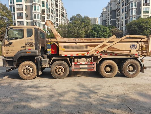 Xe ben Howo hai cầu màu vàng hai chỗ sản xuất năm 2019 (đã qua sử dụng)