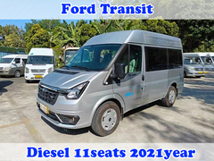 sử dụng xe tải Ford TRANSIT11seats Xe thương mại LHD 140hp động cơ diesel- Công suất động cơ 103kw